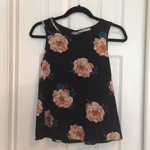 Papaya Adult Small Pink Floral blouse